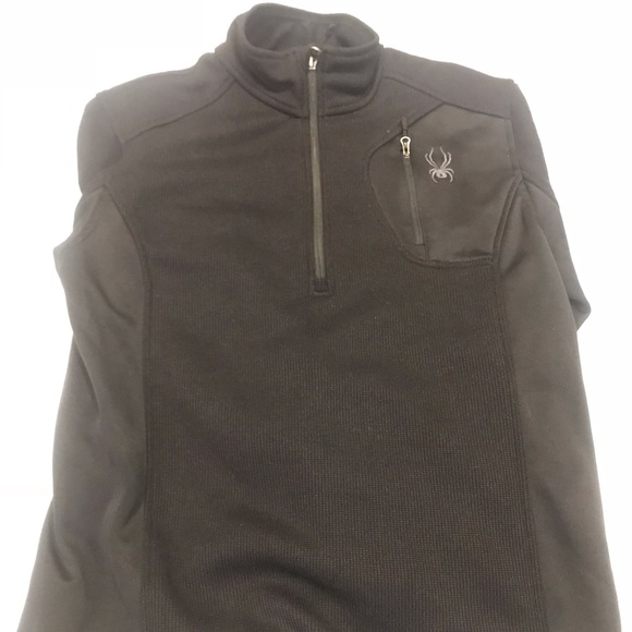 1/4 zip Spyder pullover - Picture 2 of 4